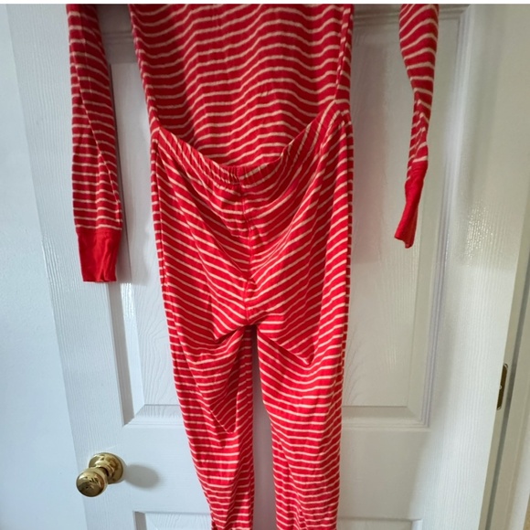J. Crew Candy-Striped Onesie Union Suit Pajamas - Picture 2 of 4